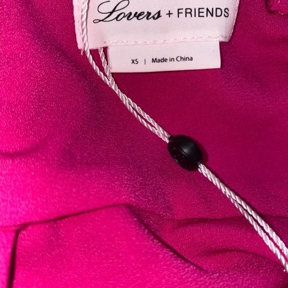 Revolve Lovers+Friends Midi Ruffle Slit Dress - Picture 3 of 4